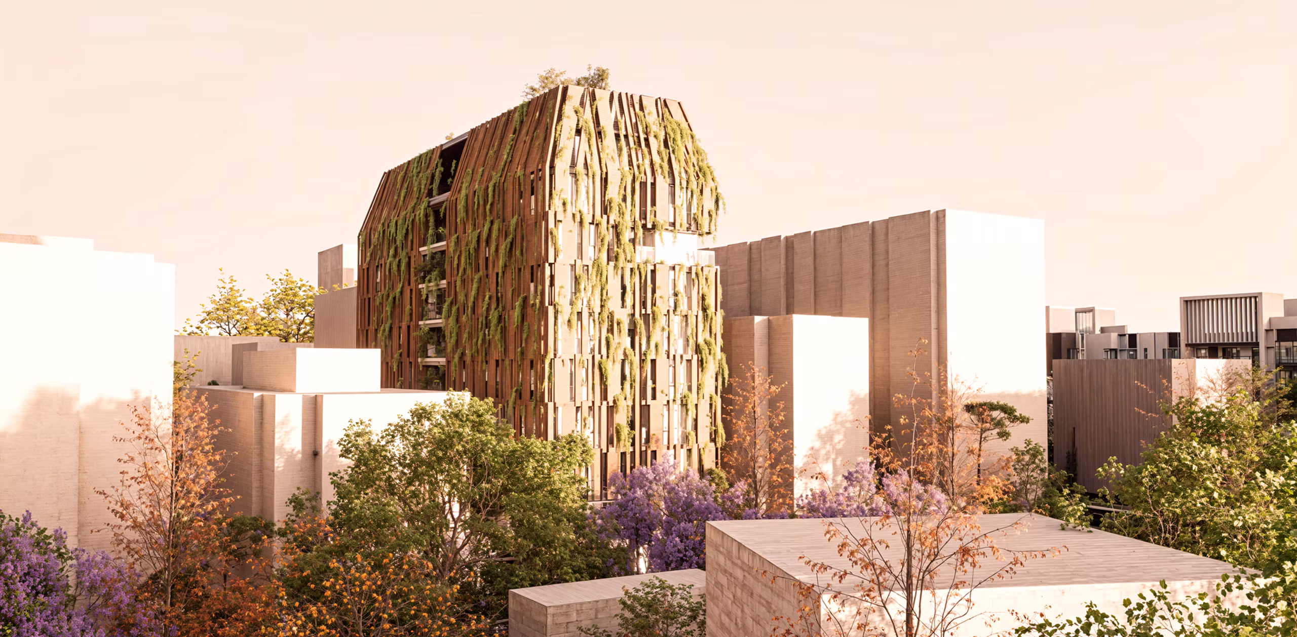 Residential terrace and facade